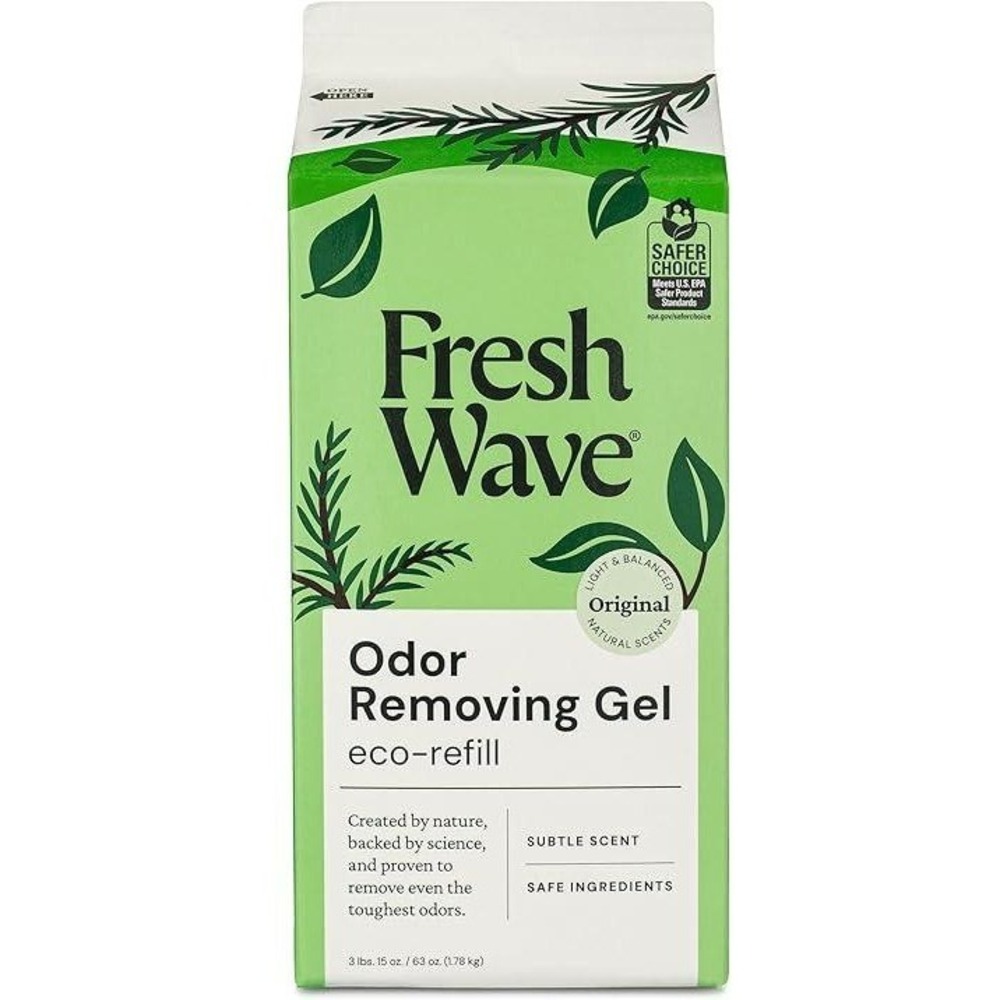 Fresh Wave Original Odor Removing Gel Eco-Refill 63oz / 3lb‎ 15oz New
